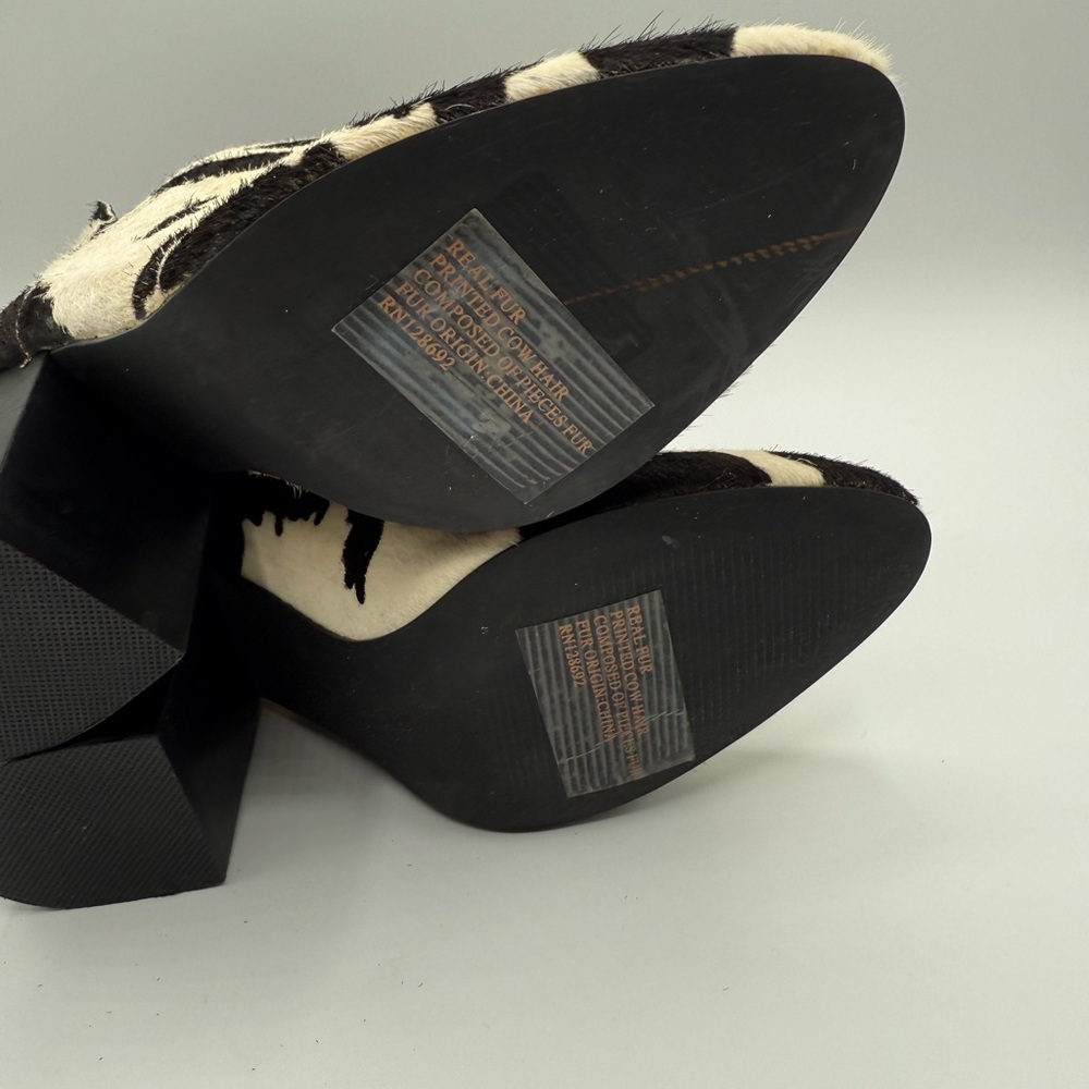 STEVEN BY STEVE MADDEN Rookie Calf-Hair Upper Booties Size 7M - Picture 16 of 17